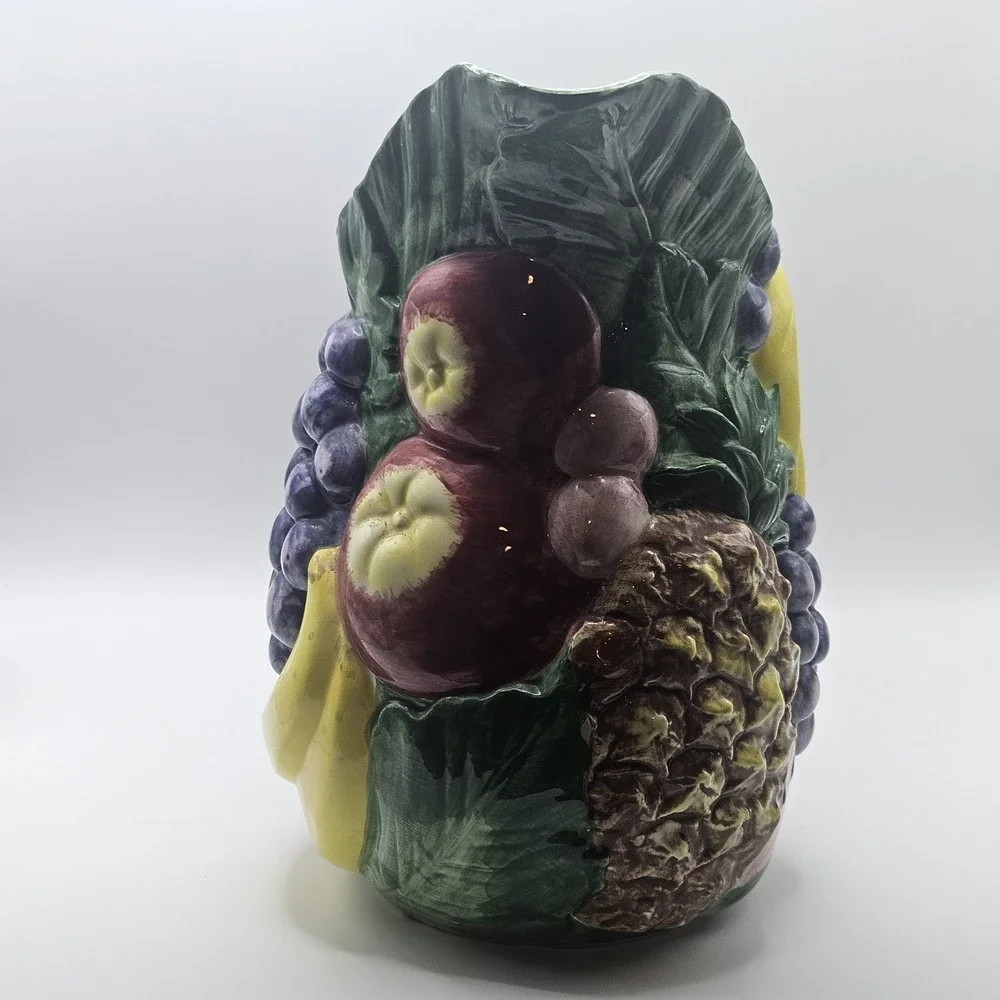 Vintage‎ RARE Fitz & Floyd Large Fruit Pitcher 1988 1 3/4 QT